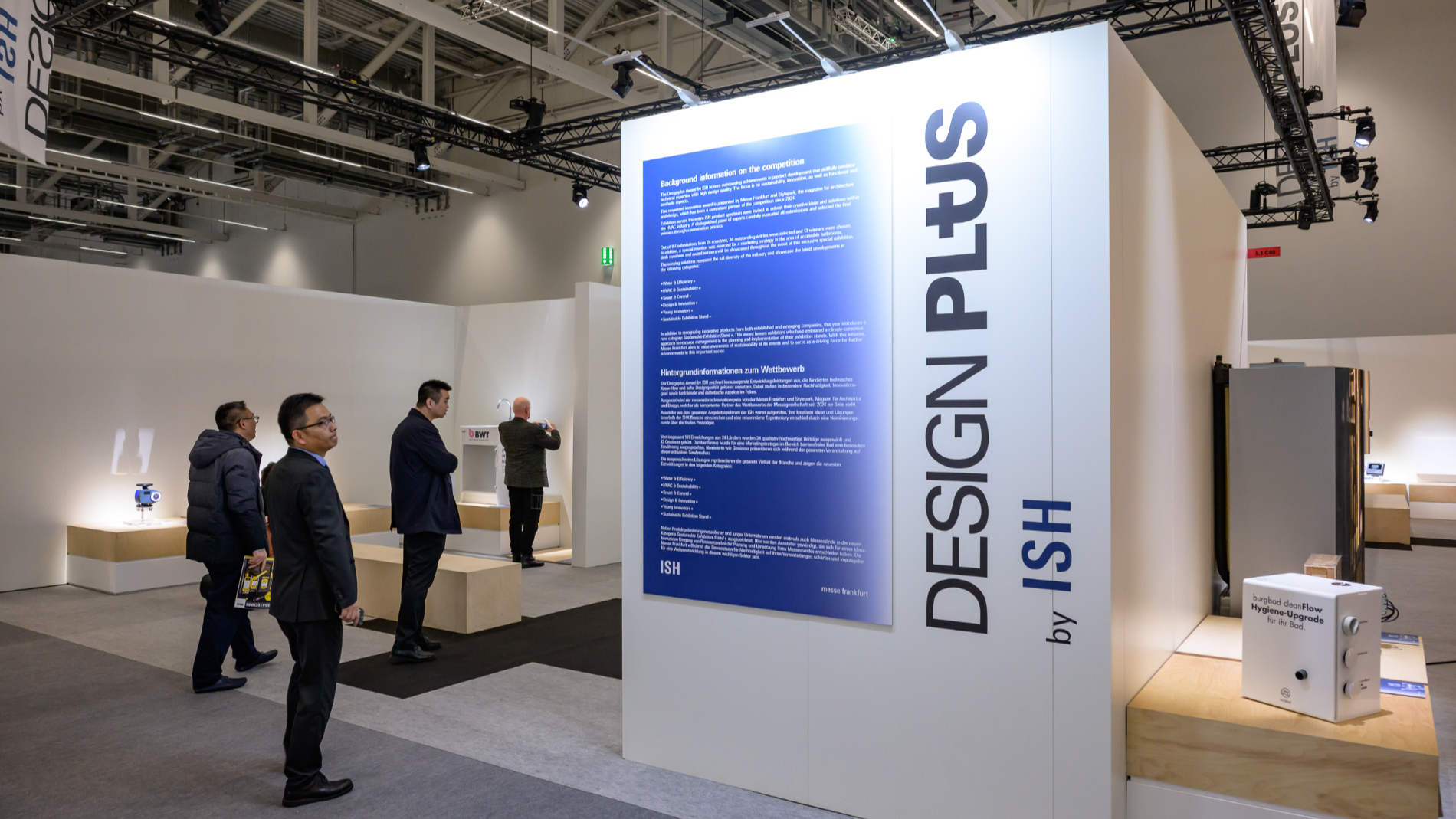ISH trade fair visitors at Designplus